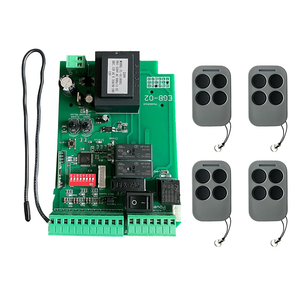 AC220V /AC230V Sliding Gate Openers Circuit Board Universal Sensitive Sliding Gate Motor Main Electronic Control Board