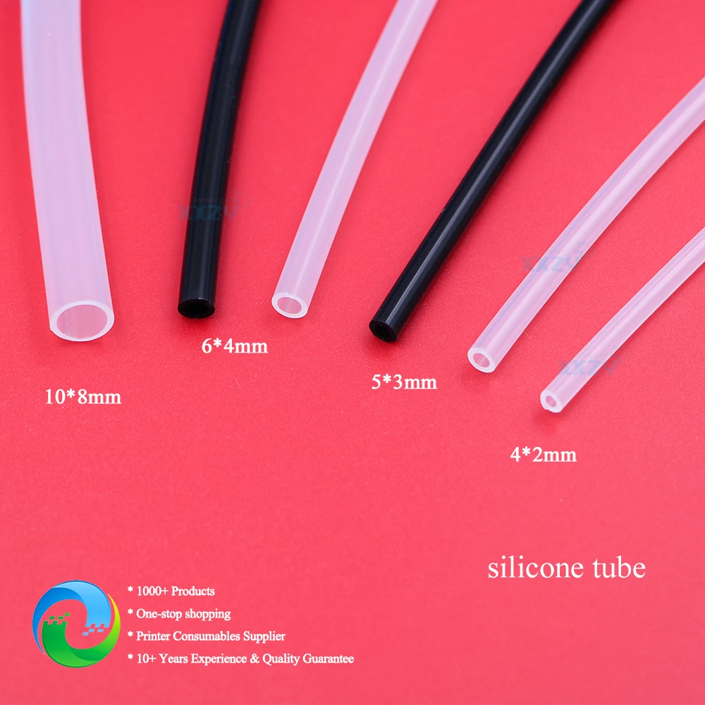 5m/lot Corrosion Resistant Eco Solvent Printer Silicone Tube for Inkjet Printer UV Machine Soft Hose