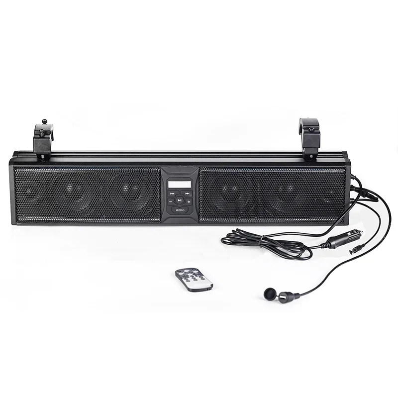New Arrival  Marine/UTV/ATV Soundbar Waterproof System Marine Grade Weatherproof Marine Boat Speakers