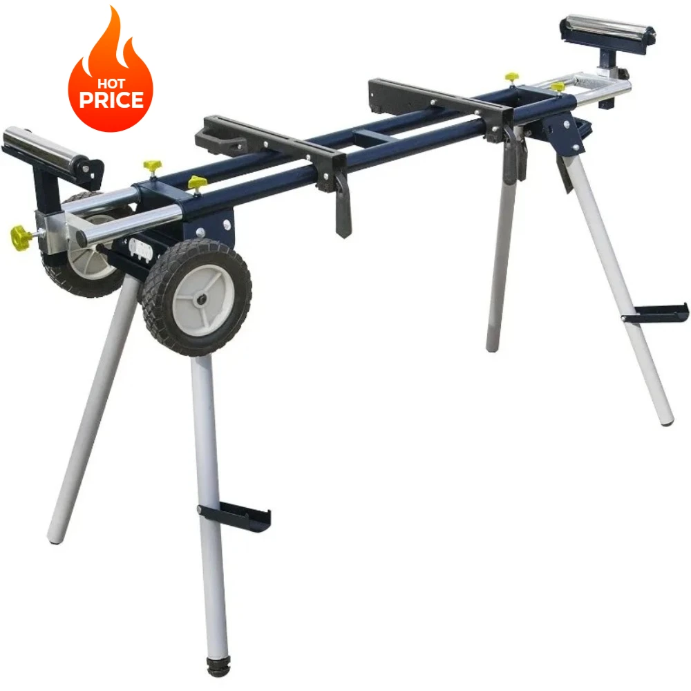 Outdoor Tools- Portable design MT4000 Deluxe Portable Miter Saw Stand With Wheels,330 lbs maximum weight capacity
