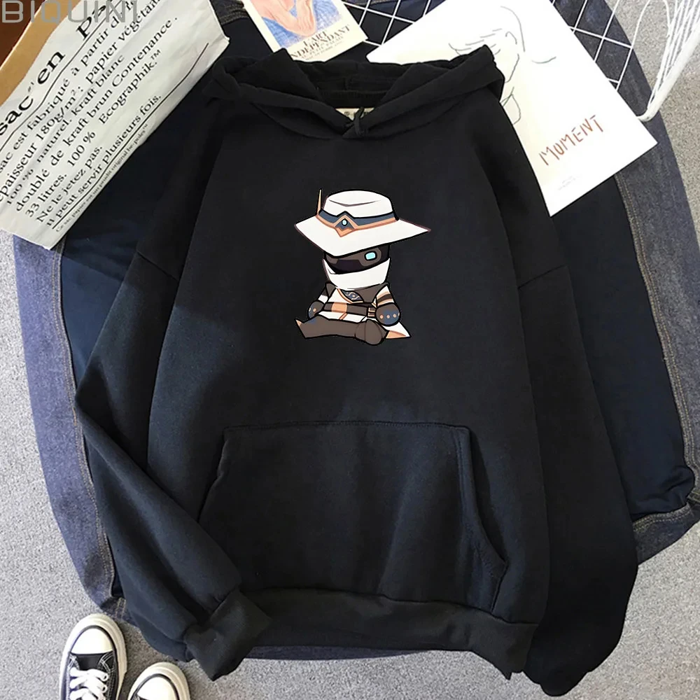 2024 Valorant Anime Hoodie Cypher Oversized Sweatshirt Felpa Moletom Cartoon Print Lange Mouwen 2022Winter Trainingspak Mannen U