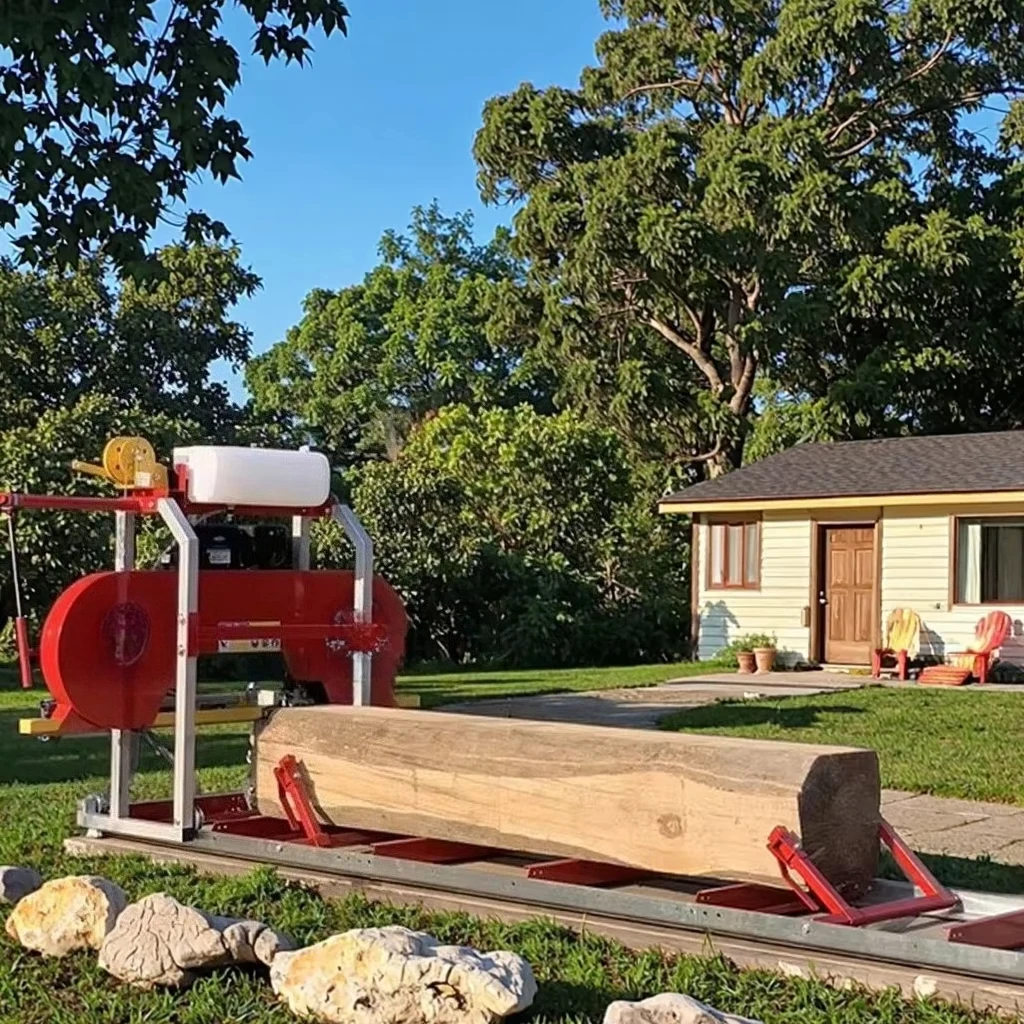 18inch Low Price Petrol  Portable Sawmill for Wood Logs Cutting Homestead Farm Forestry Projects