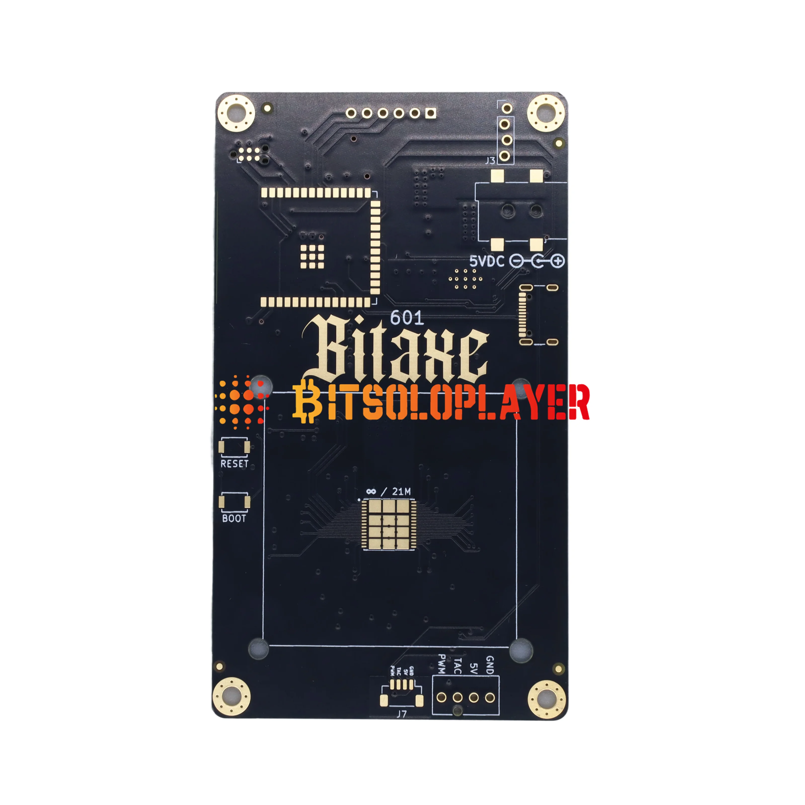 Gold-Plated PCB Board For Bitaxe Gamma 601