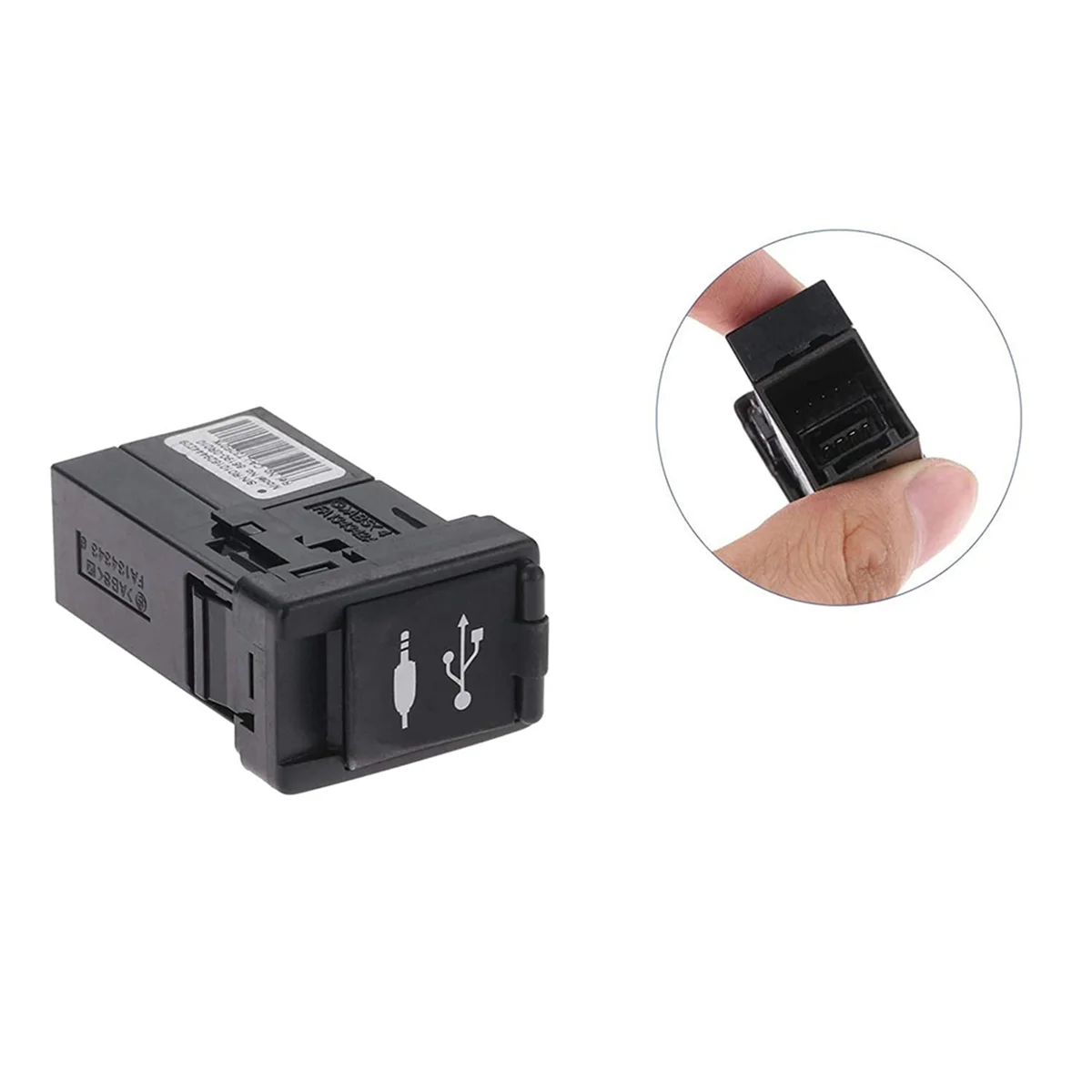 86190-0R010 AUX USB Port Adapter Jack for Toyota Camry Corolla Tacoma Sienna Rav4 Avalon Highlander Gas&Hybrid—L49A