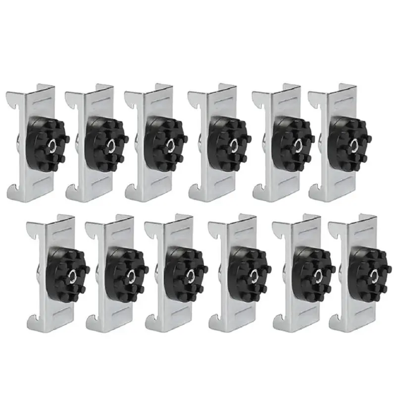 ABJO-Sound Isolation Clips 12Pack Sound Proofing Mounting Clips - Reduces Noise From Noisy Neighbours - Drywall Soundproofing
