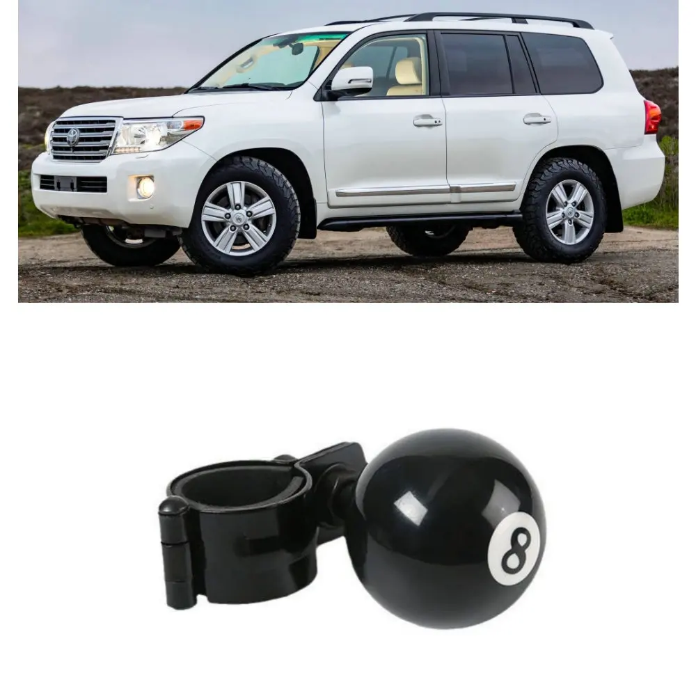 Driving Aid Black Billiard Ball Steering Wheel Spinner Knob For  Toyota LAND CRUISER Previa Prius Verso Yaris 4 RUNNER AYGO