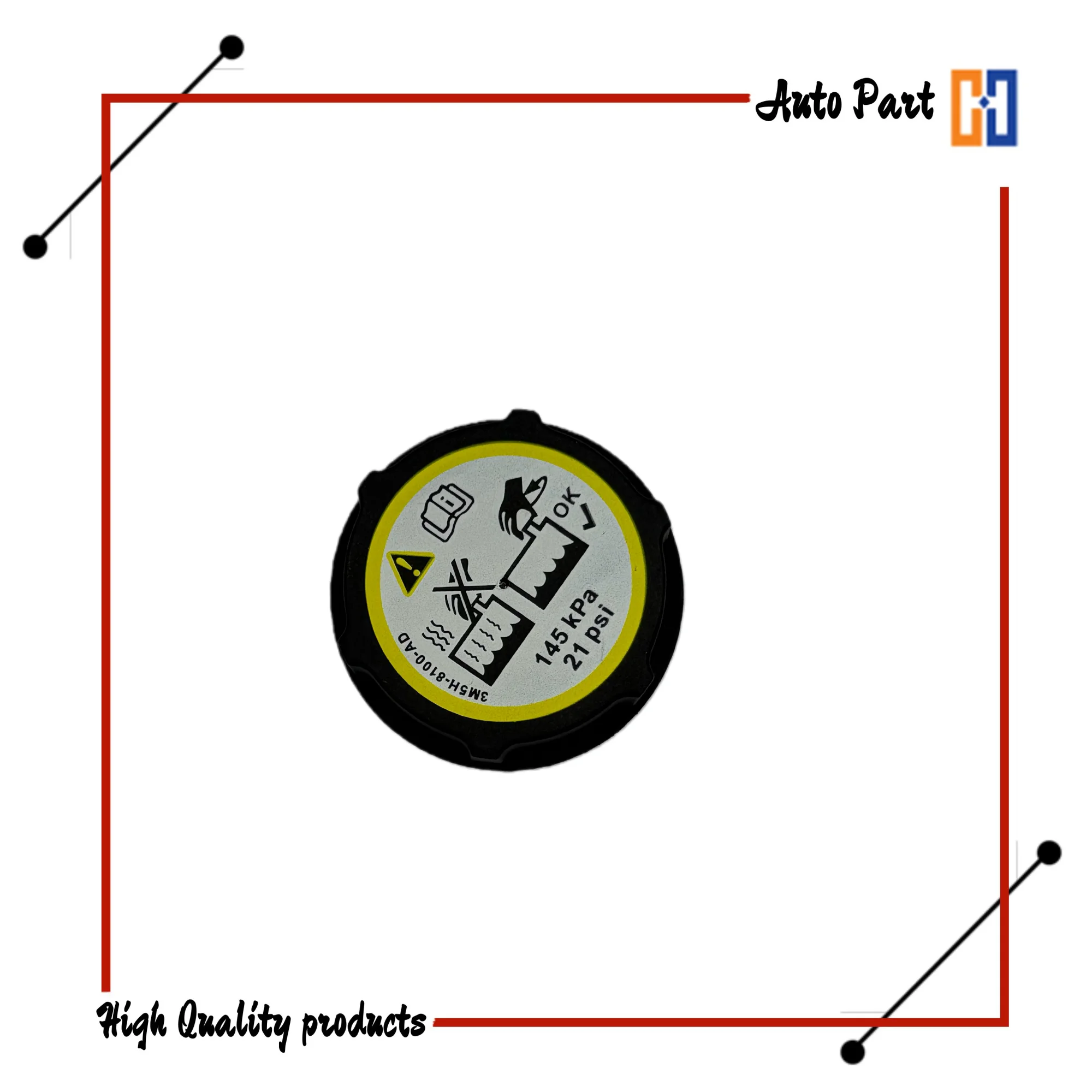 5PCS Auto Parts Radiator Cap 3M5H-8100AD 3M5H8100AD for Ford Focus CDH 2012\C-Max CCG 2013-