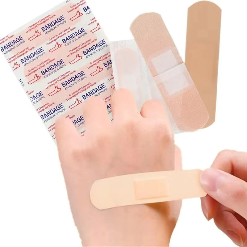 50/200/300/500Pcs Band-Aids Waterproof Cushion Adhesive Plaster Wound Hemostasis Sticker Band First Aid Bandage Medical Gauze