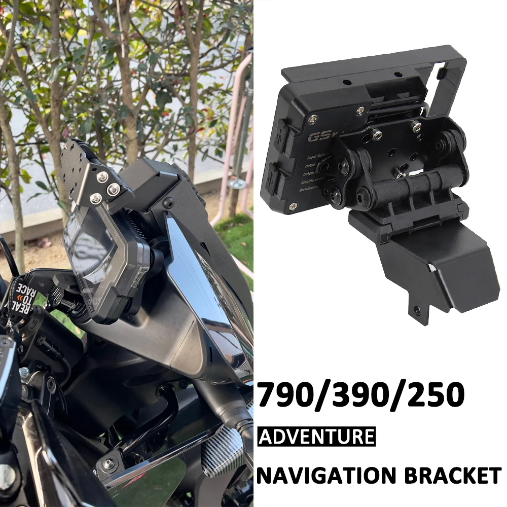 NEW 2019 2020 2021 For 790 ADVENTURE Motorcycle SMART PHONE Navigation GPS Plate Bracket Adapt Holder Kit FOR 390 250 ADVENTURE