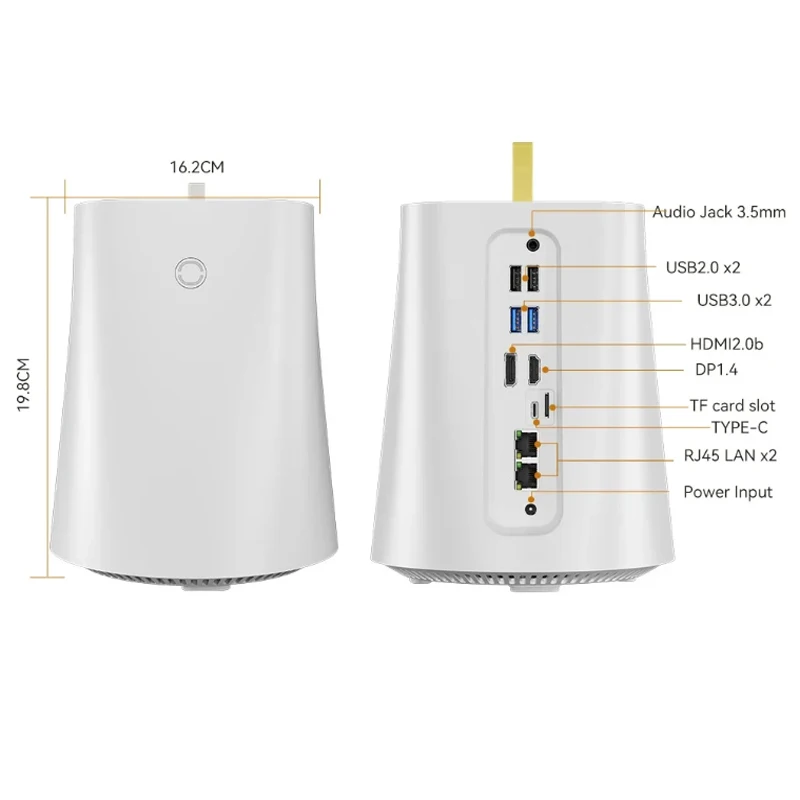 Intel N100 Dual-Network Dual-Display office Mini PC Support windows11 Bluetooth Pfense Firewall Computer AMD 5700U 5825U Linux