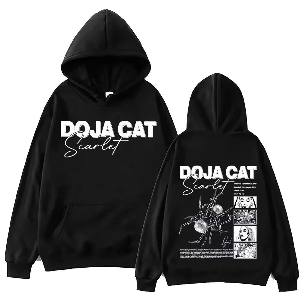 Doja Cat The Scarlet Tour 2024 Hoodie Harajuku Pullover Tops Man Woman Sweatshirt Fans Gift