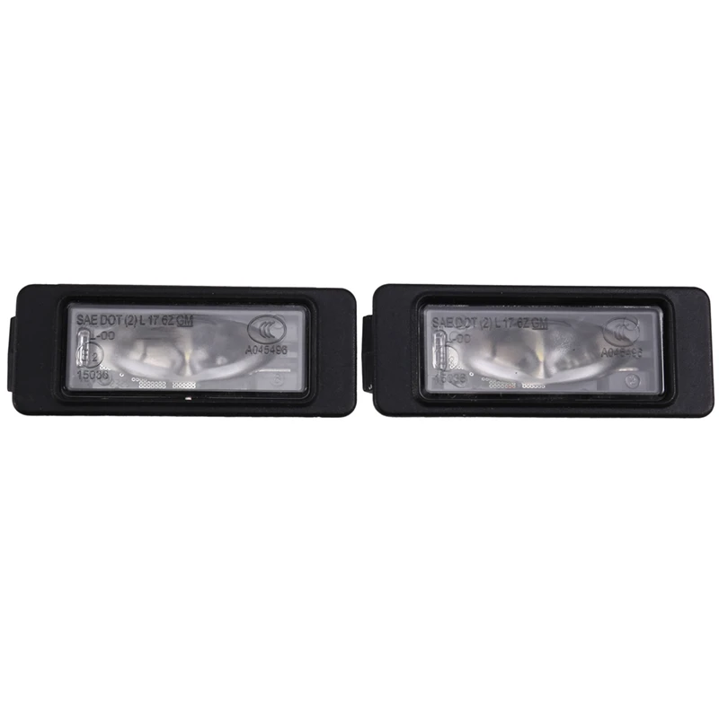 New_2Pcs Car License Plate Light Number Plate For Cadillac