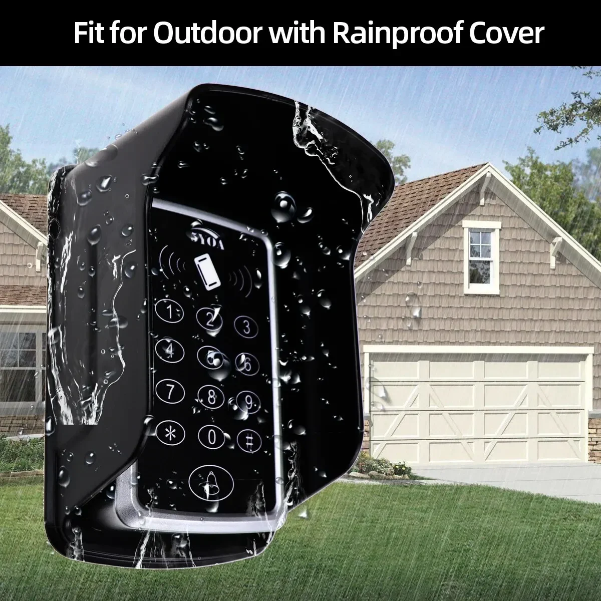 5YOA B03 RFID Keypad Access Control 125KHz EM Card Reader Door Lock Opener Keyboard Controller System for Security