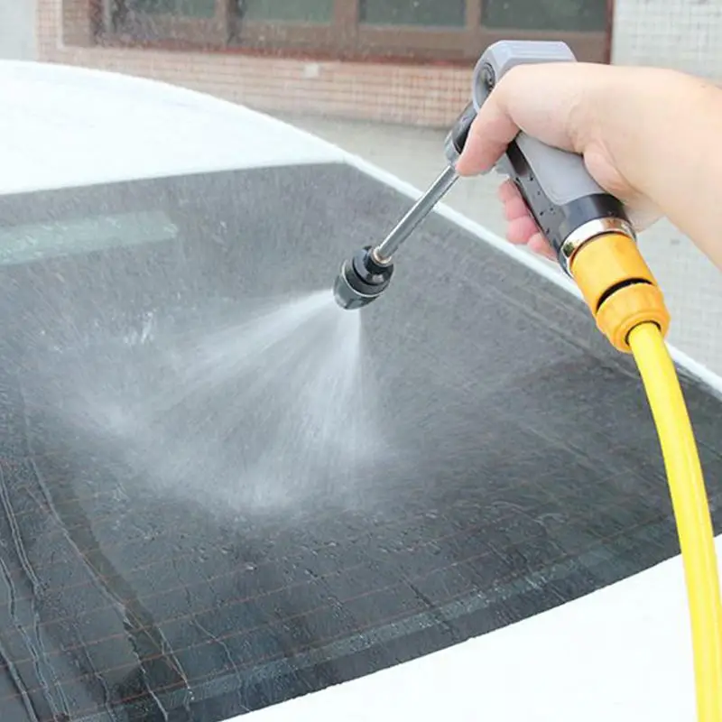 Hose Sprayer Nozzle High-Pressure Water Hose Nozzle Long Head Leak-Proof Heavy Duty Irrigation Tool For Car Washing Floor