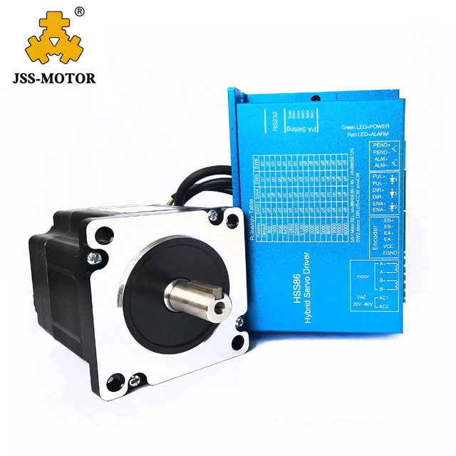 China Stepper Motor With Encoder 86HSE8N-BC38 And HSS86 Easy Servo