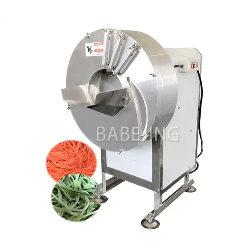 BABEJING Stainless Steel Small Rootstock Vegetable Shredder Industrial Cucumber And Radish Slicer