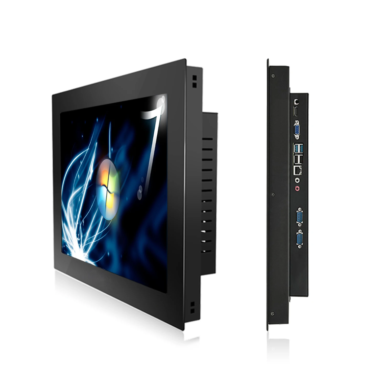 18.5 19 23.6 Inch industrial mini computer all in one pc with resistive touch screen panel pc built-in wifi 232com for win10 pro